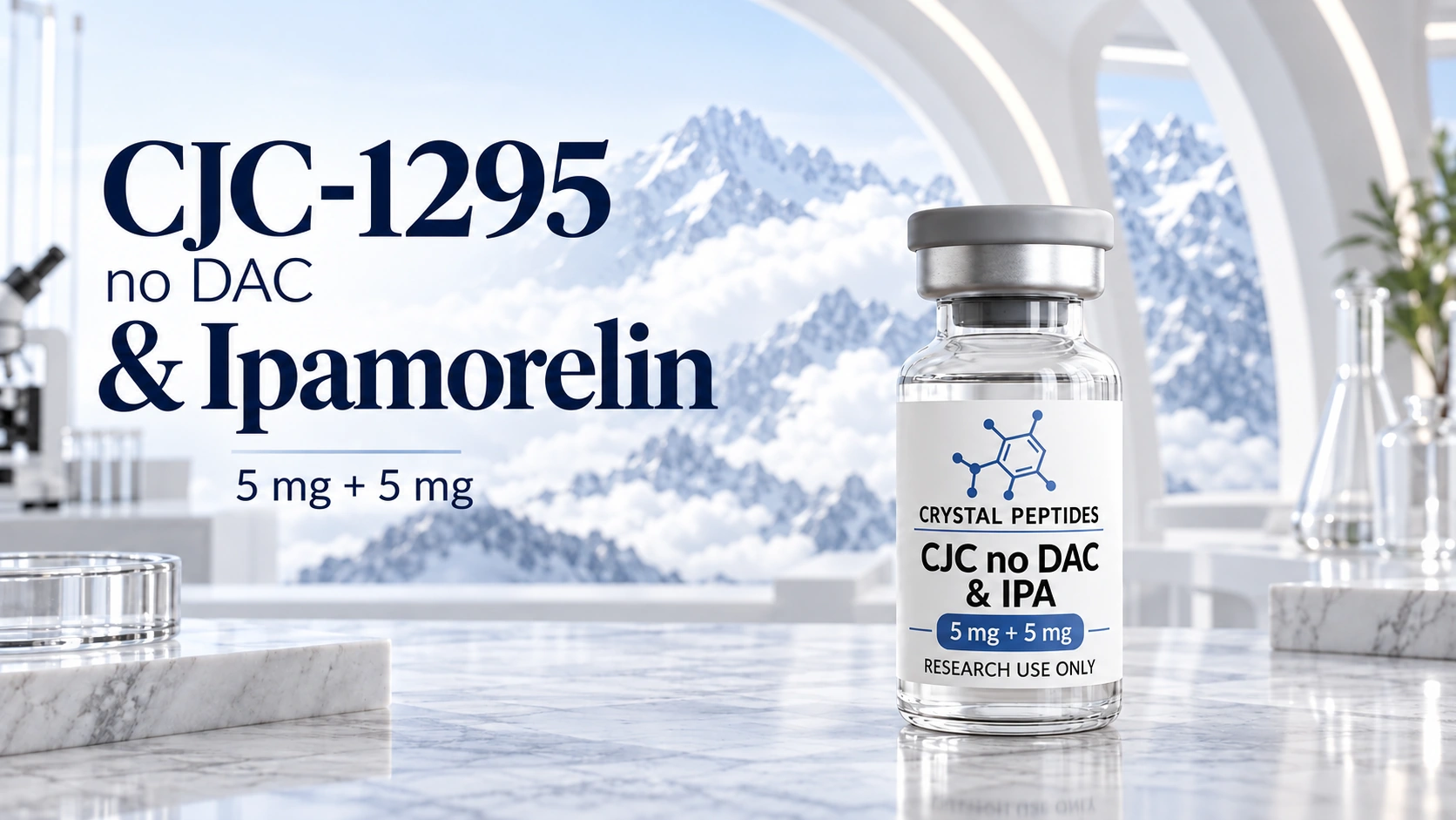 CJC-1295 in Ipamorelin: dve poti, ne ena dokazana kombinacija