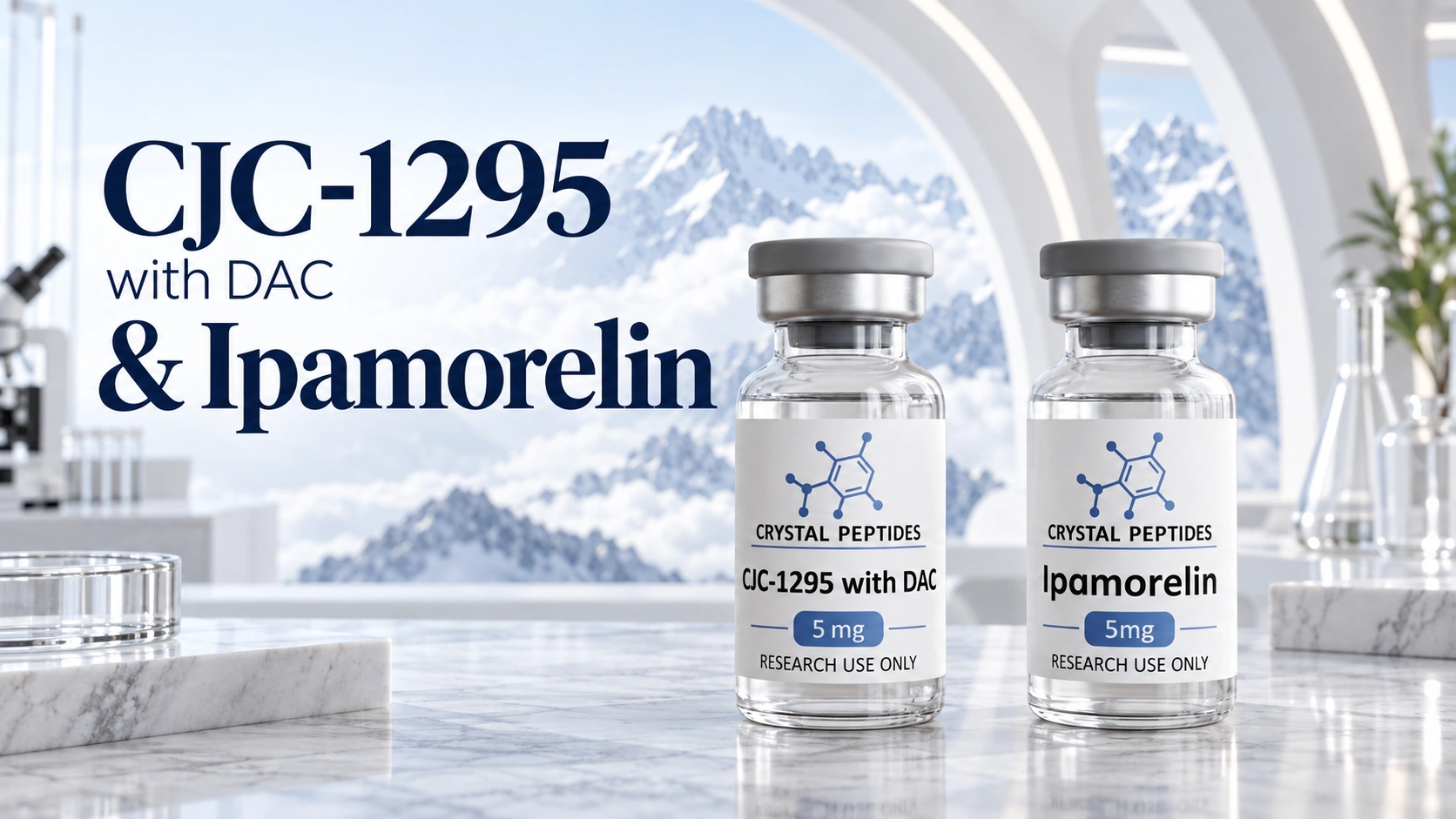 CJC-1295 in ipamorelin: raziskave sekretagogov rastnega hormona