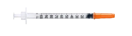 1.0ml (100 units) syringe